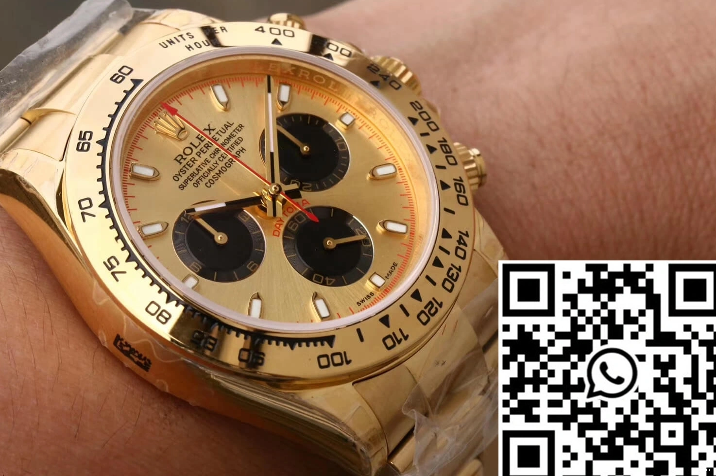 Dial 116508 Gold Factory Yellow Daytona Cosmograph Rolex JH 0418